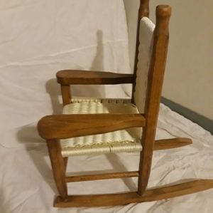 Handmade amish rocking chair
